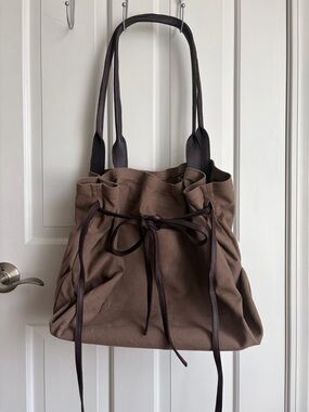 Free People Daybreaker Recycled Canvas Tote Bag - Truffle